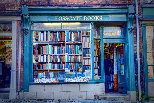 Fossgate Books York Picture Board by Alison Chambers