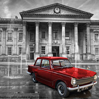 Buy canvas prints of Triumph Herald by Alison Chambers