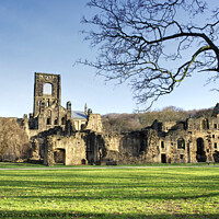 Buy canvas prints of Kirkstall Abbey  by Alison Chambers