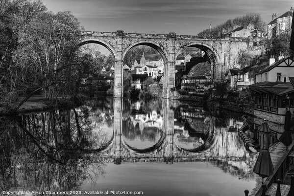 Knaresborough Viaduct Picture Board by Alison Chambers