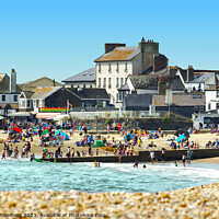 Buy canvas prints of Lyme Regis by Alison Chambers
