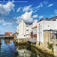 Buy canvas prints of Whitby Harbour  by Alison Chambers