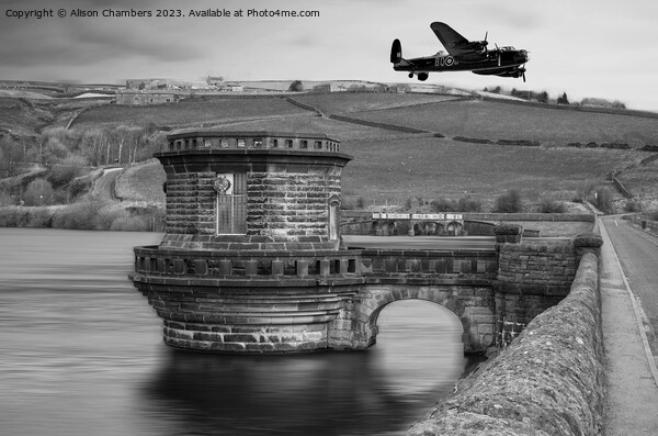 Lancaster Bomber Yorkshire  Picture Board by Alison Chambers
