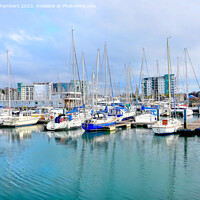 Buy canvas prints of The Barbican Plymouth by Alison Chambers