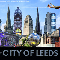Buy canvas prints of City Of Leeds Composite  by Alison Chambers