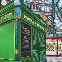 Buy canvas prints of Leeds Kirkgate Market by Alison Chambers