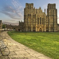 Buy canvas prints of Wells Cathedral by Alison Chambers