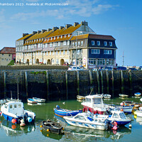 Buy canvas prints of West Bay Harbour  by Alison Chambers
