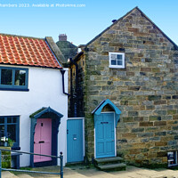 Buy canvas prints of Robin Hoods Bay Cottages by Alison Chambers