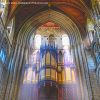 Buy canvas prints of Ripon Cathedral Interior  by Alison Chambers
