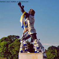 Buy canvas prints of Leeds United Billy Bremner by Alison Chambers