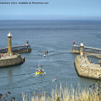 Buy canvas prints of Whitby Pier by Alison Chambers
