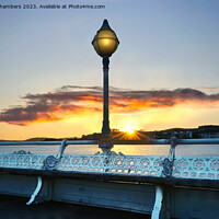Buy canvas prints of English Riviera Sunset by Alison Chambers