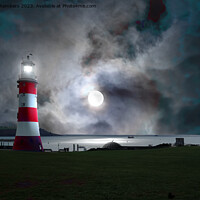 Buy canvas prints of Smeatons Tower On Plymouth Hoe by Alison Chambers