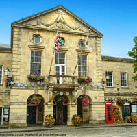 Buy canvas prints of Wells Town Hall by Alison Chambers