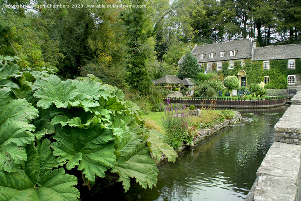The Swan Hotel Bibury Picture Board by Alison Chambers