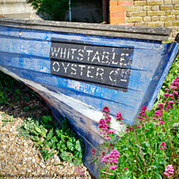 Buy canvas prints of Whitstable Oyster Co Boat by Alison Chambers