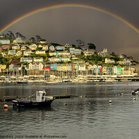 Buy canvas prints of Dartmouth Rainbow by Alison Chambers