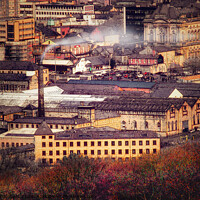 Buy canvas prints of Huddersfield Textile Mills by Alison Chambers