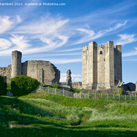 Buy canvas prints of Conisbrough Castle  by Alison Chambers
