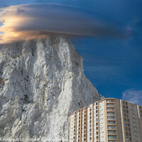 Buy canvas prints of Gibraltar Cloud by Alison Chambers