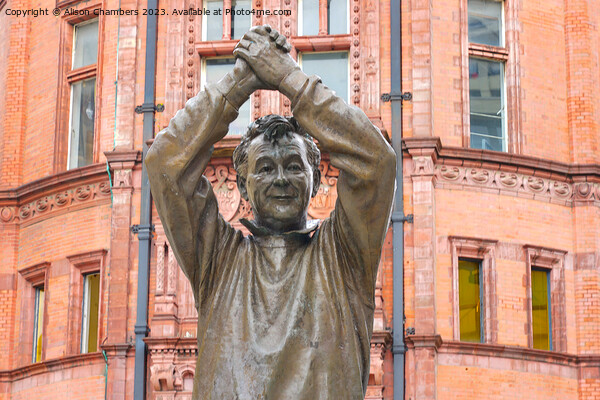 Brian Clough Nottingham  Picture Board by Alison Chambers