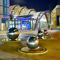 Buy canvas prints of Sheffield Millennium Square  by Alison Chambers