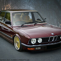 Buy canvas prints of BMW E28 Classic Car by Alison Chambers