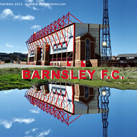 Buy canvas prints of Barnsley FC Oakwell Stadium by Alison Chambers