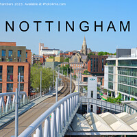 Buy canvas prints of Nottingham Cityscape by Alison Chambers