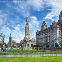 Buy canvas prints of Liverpool Cityscape  by Alison Chambers