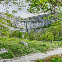 Buy canvas prints of Malham Cove Yorkshire Dales by Alison Chambers