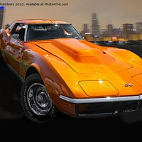 Buy canvas prints of Chevrolet Corvette Stingray by Alison Chambers