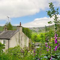 Buy canvas prints of Malham Cove Cottage and Landscape  by Alison Chambers