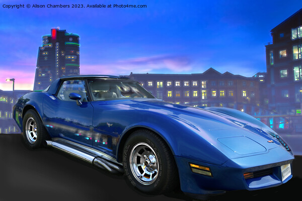 Chevrolet Corvette Picture Board by Alison Chambers
