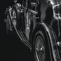 Buy canvas prints of Classic MG Morris Car by Alison Chambers