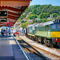 Buy canvas prints of West Somerset Railway At Minehead by Alison Chambers
