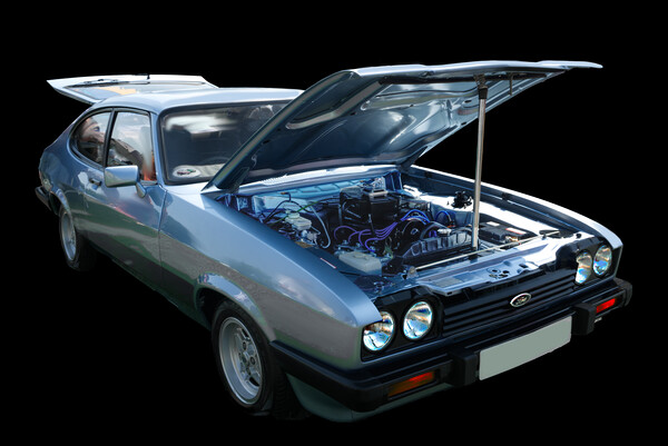 Ford Capri Picture Board by Alison Chambers