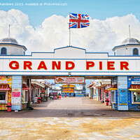 Buy canvas prints of Grand Pier Weston super Mare by Alison Chambers