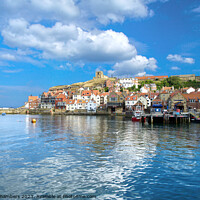 Buy canvas prints of Whitby East Cliff by Alison Chambers