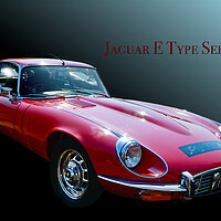 Buy canvas prints of Jaguar E Type Series III by Alison Chambers
