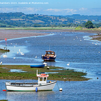 Buy canvas prints of Axe Estuary Devon by Alison Chambers