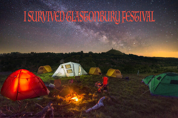 Glastonbury Festival  Picture Board by Alison Chambers