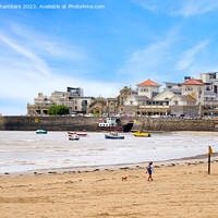 Buy canvas prints of Weston super Mare Knightstone Harbour by Alison Chambers