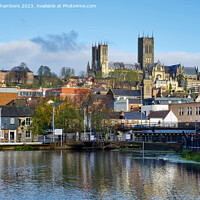 Buy canvas prints of Lincoln From The Waterfront  by Alison Chambers