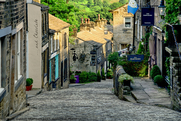 Haworth West Yorkshire  Picture Board by Alison Chambers