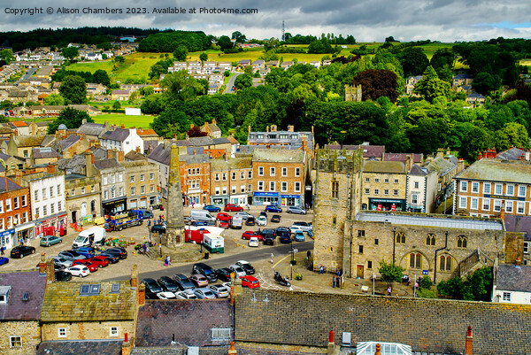 Richmond Yorkshire  Picture Board by Alison Chambers