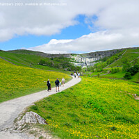 Buy canvas prints of A Day Out At Malham Cove by Alison Chambers