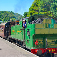 Buy canvas prints of Minehead Great Western Railway  by Alison Chambers