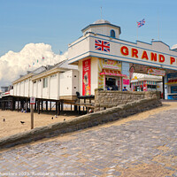 Buy canvas prints of Weston super Mare Grand Pier by Alison Chambers